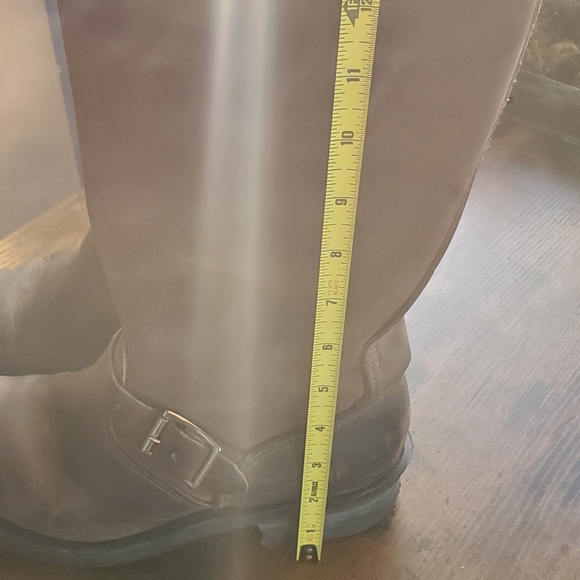 Frye buckle moto boots, brown, size 8.5 - Picture 11 of 14